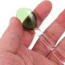 2 x DOITOOL Colorful Glass Spoons for Coffee Stirring, 6Pcs Borosilicate Rod Reusable Teaspoons for Tea Espresso Cocktails, Long Handle Swizzle Stick for Hot Cold Drink, 5.5 Inch Mixing Utensil