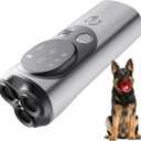 2025 Rechargeable Ultrasonic Dog Bark Deterrent Devices & Anti Barking Device for Dogs with Hd Display, 32 FT Range Dog Barking Silencer, Without Hurting Your Pet