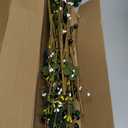 St Patricks Day Decor, 6 Pcs Shamrock Stems, Shinning St Patricks Day Decorations Ornaments, Wooden Shamrock Picks Boquet for St. Patrick's Day Decorations
