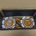 LE TAUCI French Onion Soup Bowls, 22 Ounce Ceramic Soup Bowls with Handles, Soup Crocks with Lids for Soup, Cereal, Chilli, Beef Stew, Oven Safe Stackable Serving Bowls Set, Set of 4