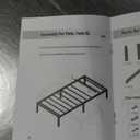 45MinST 18 Inch Platform Bed Frame/Easy Assembly Mattress Foundation / 3000lbs Heavy Duty Steel Slat/Noise Free/No Box Spring Needed,Full