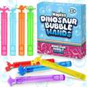 32 Pack Bubble for Kids Party Favors, 8 Style Mini Bubble Wands with Gift Box, Dinosaur Toys Bulk for Carnival Prizes Goodie Bag Stuffers Supplies, Birthday Bath Time Bubbles Blower Toy for Girl Boy