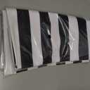 2 x Bodysurf Wet Bag for Swimsuit, Beach, Pool, Gym, Travel, Dirty Laundry - Wet Bags for Baby, Kids, Toddlers, Pump Parts, Cloth Diapers - Reusable Waterproof Striped Makeup & Toiletry Pouch - Black