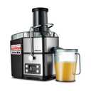 Gourmia 6 Speed Digital Juice Extractor -Extra-Wide Chute, Pulse Mode, Self-Clean Cycle, 36 oz Pitcher, Pulp Container & Cleaning Brush, Stainless Steel