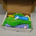 iPlay, iLearn Bouncy Pals Dinosaur Hopper Toy 2 Year Old Boy, Toddler Plush Bounce Animals, Ride on Bouncing Triceratops for Kids, Outdoor Hopping Horse Bouncer, Cool Birthday Gifts 3 4 5 6 Yr Girls