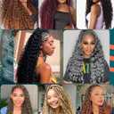 Grey Braiding Hair Deep Wave Bulk Hair for Braiding, No Weft Curly Braiding Hair Extensions for Boho Braids Wet and Wavy Bohemian Braiding Bundles Hair Extensions (18 Inch, 200G, 1B / Gray)