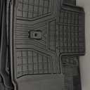 Auxko All Weather Floor Mats Cargo Mat with Backrest Mat for 2023-2025 Honda Pilot TPE Liners Accessories Guard Odorless Anti-Slip Floor Liners & Trunk Liner with Back Seat Protectors for Honda Pilot