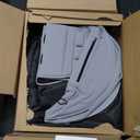 Stokke YOYO3 Stroller from 6 Months - Includes Black Frame/Stone Seat Cushion + Canopy - Folds in & Out in a Flash - Light & Compact - Carry-On Compatible