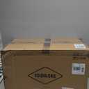 YOUNUOKE Mid-Century Modern Dining Chairs Set of 2, Khaki PU Leather Upholstered Kitchen Chairs with Khaki Metal Legs, Armless Accent Chair for Dining Room, Guest Reception Room