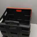 MaxWorks 50830 Collapsible Black Rolling Folding Dolly Cart for Teachers - Multi-Functional Teacher Dolly with Extra Storage, Durable Wheels, and Easy-to-Fold Design for Classroom, Office, Shopping