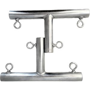 2pcs 3 Way T Shaped 1" Canopy Fitting (FTB) - Fits 1" EMT Pipe that has an outer diameter of 1 3/16"