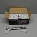 2 Pack Cordless Table Lamps-6000mAh Rechargeable Lamp,Waterproof Outdoor Table Lights for Patio|Shower|Restaurant|Dinner|Kitchen Counter|Dining Table Top Lighting,Mini Small Battery Operated Lamp (Black)