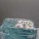 OPNICE Desk Organizers and Accessories, 2-Tier Computer Monitor Stand Riser with Drawer and 2 Pen Holders, Laptop Stand, Office Desk Accessories for Office Supplies, Teal Blue