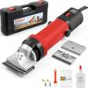 TAKEKIT Horse Clippers, 600W Professional Heavy Duty Horse Body Clippers, 6-Speeds Large Livestock Clippers for Body Clipping Horse Equine Cattle and Thick Coat Animals, with One Set of Extra Blades