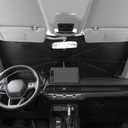 Custom Fit Windshield Sun Shade Umbrella for Honda HRV 20232025  Foldable Front Window Shield, Blocks UV Heat, Reduces Cabin Temp 2030, EasyOpen Car Sunshade with Storage Bag