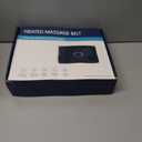 Cordless Heating Pad for Back Pain Relief, Heated Back Belt Abdomen Warmer Lumbar Support, Lumbar Massaager with Heat (Gray)