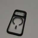 ESR for iPhone 17 Pro Case with Stash Stand, Camera Control Cover Compatible with MagSafe, Military-Grade Drop Protection Magnetic Phone Case, Scratch-Resistant Back Cover,Clear Black