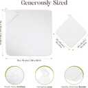 Organic Bamboo Hooded Baby Towels with Washcloths  1 Hooded Towel (30x30 inches) & 1 Washcloth (10x10 inches)  Ultra Soft, Absorbent & Cozy Bath Towels Set for Newborns and Infants