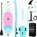Inflatable Stand Up Paddle Boards with Premium SUP Paddle Board Accessories, Wide Stable Design, Anti-Slip EVA Deck for Youth & Adult