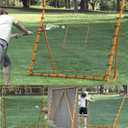 EZGoal EZ Goal Professional Folding Lacrosse Throwback Rebounder (6'x6', Orange or Blue)