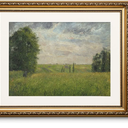 ARPEOTCY Vintage Gold Framed Wall Art Decor, 13x16 inch Wildflower Grassland Landscape Paintings, Vintage Room Decor, Classic Canvas Prints Antique Pictures Frame Victorian Wall Art for Living Room