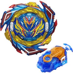 Bey Battling String Launcher, Savior Valkyrie Top Burst Launcher Set, Left and Right Spin DB Launcher Compatible with All Bey Burst Series - Blue