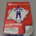 Morphsuits Blue Mighty Morphin Power Rangers Costume Kids, Power Rangers Kids, Boys Halloween Costume (Large)