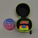 MAGICYOYO K2 Crystal Yoyo for Kids Beginners, Responsive Yoyo with Unresponsive Bearing for Replacement, Plastic Yo-yo Professional with 12 Yo Yo Strings, Case Bag, Yo-Yo Accessory Set-Blue Pink