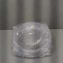 Lawei 12 Pack Clear Plastic Charger Plates with Bead Rim, 13 Inch Plastic Round Serving Plates Decor Dinner Plates for Party Wedding Events Dinner Decoration