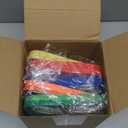 Sanwuta 6 Pcs Clear Hard Zipper Case Pencil Pouches Hard Plastic Zipper Pouches Makeup Bag Transparent Cases for Snacks Plastic Storage Organizer Box for Travel