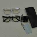 livho High Tech Blue Light Glasses - Advanced up to 99% Blue Light Blocking Computer Glasses - Screen Fatigue & UV Protection (*B1 Light Black+clear)