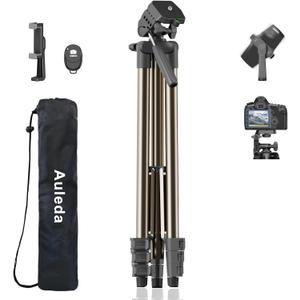 71 Camera Tripod Aluminum Tall Tripod Stand Compatible with Canon Nikon with Wireless Remote Phone Holder and Bag Max Load 6.6 LB VT-831HYS