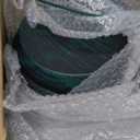 KHayRovies Metal Bird Bath for Outside, 36.2" Height Birdbath Bowl Standing Bird Feeders for Outdoors with 4 Prongs Base Stake, Freestanding Birdfeeders for Garden Yard Lawn Decor (Retro Green)