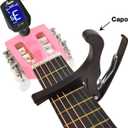 30" Wood Classical Guitar with Case and Accessories for Kids/Girls/Boys/Beginners (Pink)