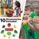 Step 2 Pump & Splash Discovery Pond Water Table, Kids Water Sensory Activity Pool, Summer Outdoor Toys, 10 Piece Toy Accessories, For Toddlers 2+ Years Old