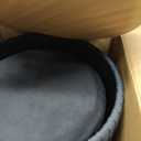 DUMOS Round Ottomans with Storage Set of 2, Vanity Stool, Foot Stool, 14.57''D × 14.57''W ×18.11''H