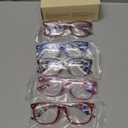 CCVOO Reading Glasses for Women/Men, Eyeglasses, Blue Light Readers for Women/Men, Computer Eye Glasses, Cheaters (B2 Mix)