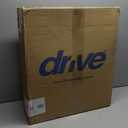 Drive Medical 11148-1 Folding Steel Bedside Commode Chair, Portable Toilet, Supports Individuals Weighing Up To 350 Lbs, with 7.5 Qt. Bucket and 13.5 Inch Seat, Grey