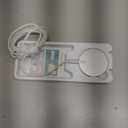 ESR for MagSafe Charger 15W Wireless Charger for iPhone 17/16/15/14/13/12 Apple Magnetic Charging Pad for AirPods 4/3/Pro/Pro 2 Galaxy S25 Series with Dual USB C Ports White (Silver)