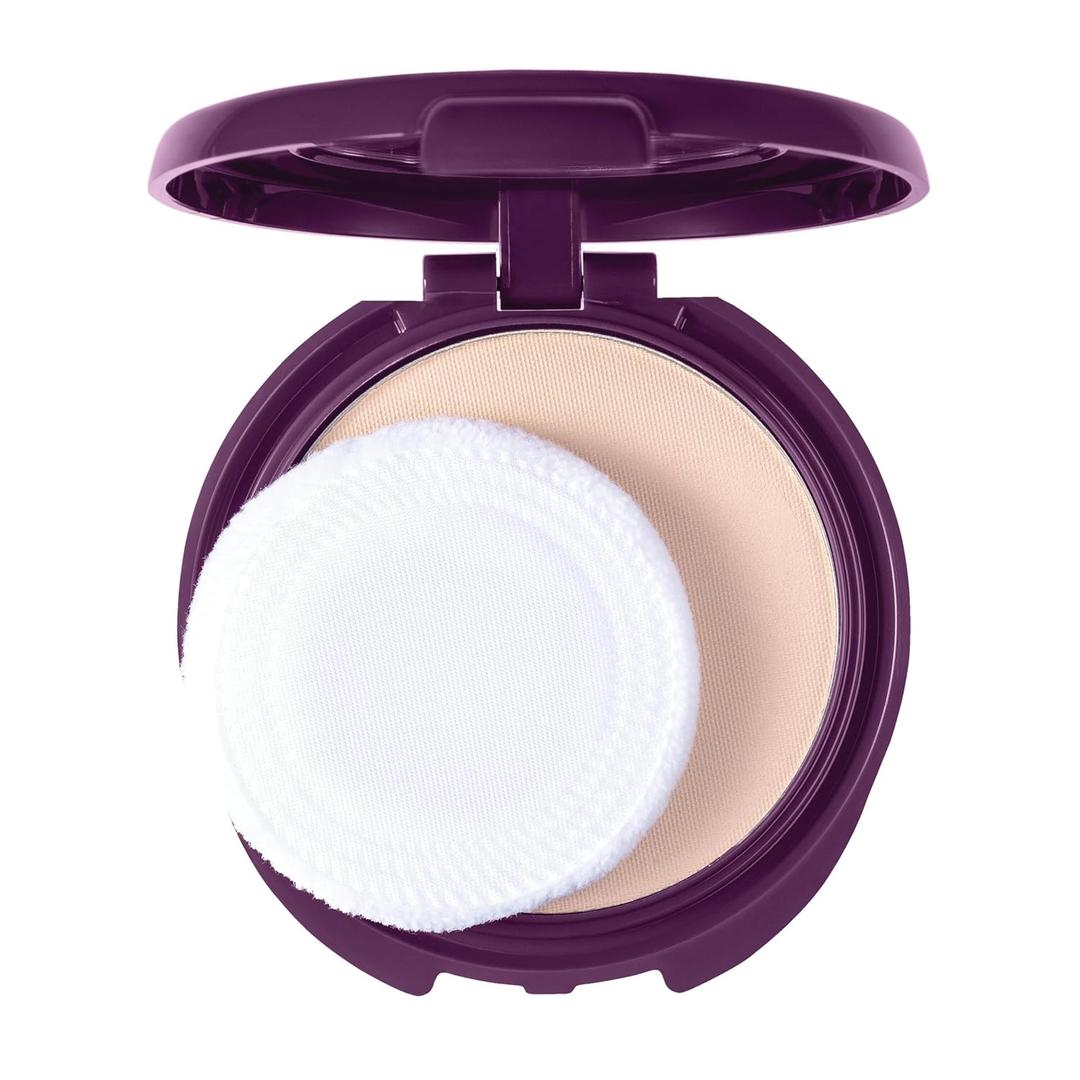 COVERGIRL Advanced Radiance Age-Defying Pressed Powder, Classic Beige 115, 0.39 oz, Conditioning Powder Makeup