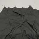 Mens Work Pants Water Resistant Elastic Waist Outdoor Breathable Cargo Tactical Pants with 8 Pockets (Black, L)