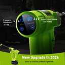 Cordless Car Washer, 1100PSI, Portable Cleaning Tool with 6-in-1 Nozzle, 10 Spray Settings, Battery Display, Self-Priming System for Car, Garden, Patio & Floor