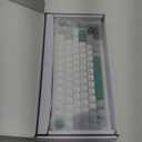 GK GAMAKAY TK75 V2 75% Silent Mechanical Keyboard with TFT Screen, Hot Swap RGB Bluetooth 5.0/2.4GHz Wireless/USB-C Wired PBT Cherry Profile Keycaps Gaming Keyboard (GamaKay Pegasus Switch)