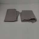 FLXXIE Microfiber Pillow Cases Standard Size, Soft Pillowcases with Envelope Closure, Wrinkle, Stain Resistant Pillow Covers, 20x26, Dark Grey