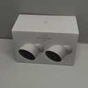 Google Nest Cam Outdoor (Wired, 2nd Gen) - 2 Pack - Security Camera with 2K Video and Gemini, Night Vision, 2-Way Audio - Works with Google Home - 2025 Model - Snow