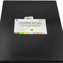 Thick Black Cutting Board 24x18 Extra Large 1" HDPP Plastic for Restaurants and Professional Kitchens, NSF Stamped - 13 lb