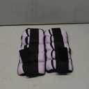 APEXUP 10lbs/Pair Adjustable Ankle Weights for Women and Men, Modularized Leg Weight Straps for Yoga, Walking, Running, Aerobics, Gym, Physical Therapy (Pastel Purple)