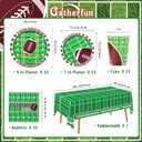 2 x Football Party Supplies Kit - Serve 25, Includes Dinner & Dessert Plates, Napkins, Cups, Tablecloth - Perfect for Football Birthday & Gameday Tailgate Parties