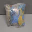 Amandir 153pcs Dusty Blue Balloon Garland Arch Kit, Different Sizes 18 12 10 5 inch Blue White Sand Latex Metallic Confetti Gold Balloons for Boys Birthday Boho Baby Shower Party Decoration Supplies