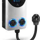 Lectron NEMA Socket Splitter for Level 2 EV Charger Installation - Power Your EV Charger and High-Powered Appliance from The Same Outlet (50 Amp NEMA 14-50 to NEMA 14-50 / NEMA 14-50 Splitter)